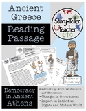 Democracy in Athens Reading Passage Ancient Greece Government