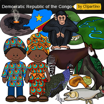 Preview of Democratic Republic of the Congo clip art