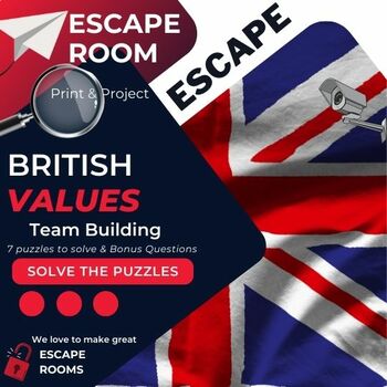 Preview of Democratic Values Escape Room