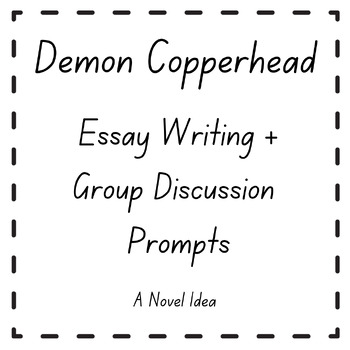Preview of Demon Copperhead: Essay Writing + Group Discussion Prompts
