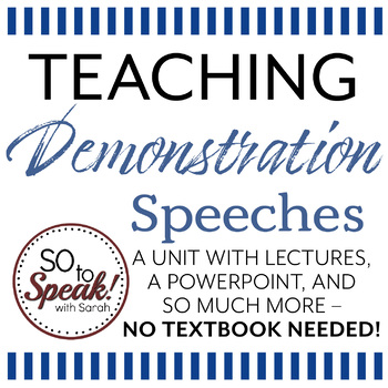 demonstration speech ideas for kids