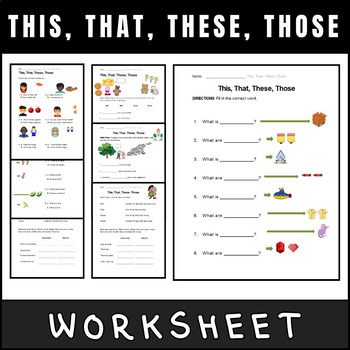 This That Worksheets