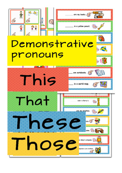 Preview of Demonstrative pronouns this these that those