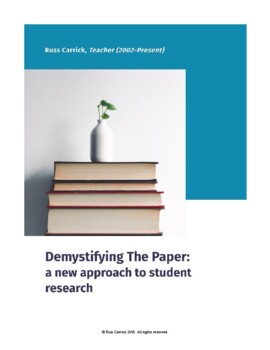 Preview of Demystifying the Research Paper - Activity Set