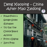 Deng Xiaoping, 4 Modernizations, Tiananmen Square & One-Ch