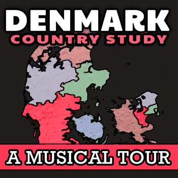 Preview of Denmark: Country Study (Musical Edition) ✦ Denmark Geography Song With Map