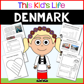 Preview of Denmark Country Study: Reading & Writing + Google Slides/PPT Distance Learning