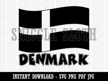 OUTLINE ALPHABET SVG Engrave Cut Digital File -  Denmark
