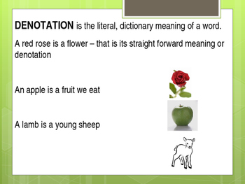Denotation and Connotation Notes + Activity by Alison Sickler | TpT