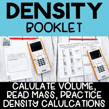 Preview of Density Booklet - Density Calculations