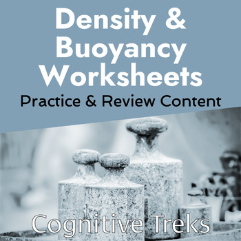Preview of Density & Buoyancy Worksheets | Mass & Volume | Chemistry Science Questions