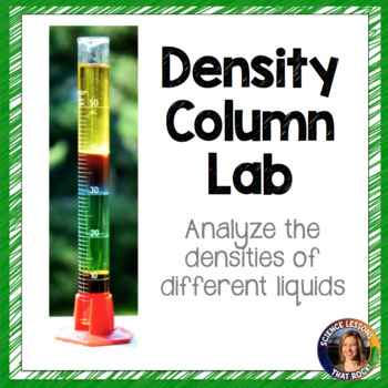 Density Column Lab by Science Lessons That Rock | TpT