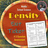 Density Exit Ticket