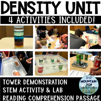 Preview of Density Experiment-STEM Activity and Reading Comprehension