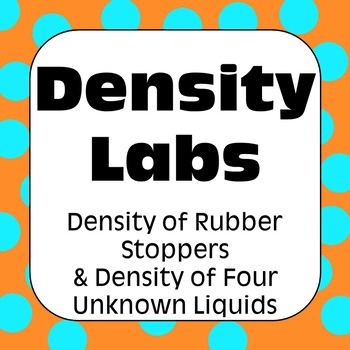 Preview of Density: Inquiry Labs, Graphing, & Mathematical Problem Set 1&2, Print & Digital