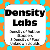 Density: Inquiry Labs, Graphing, & Mathematical Problem Se