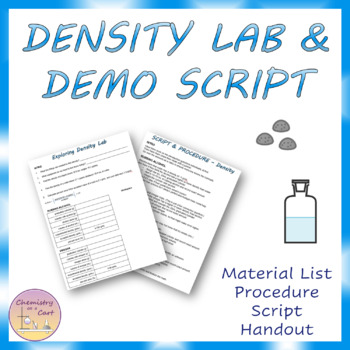 Preview of Density Lab - Procedure, Script, and Key Included