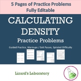 Density Practice Problems - Editable