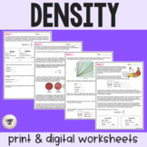 Density - Reading Comprehension Worksheets