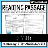 Density Reading Passage | Printable & Digital