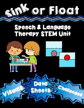 Preview of Density - STEM Sink or Float Unit - Speech/Language Therapy, SpEd - Visuals