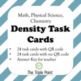 Chemistry: Density Task Cards with or without QR codes