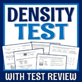 Density Test Assessment Middle School NGSS MS-PS1-7