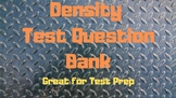 Density Test Item Bank of 25 Questions