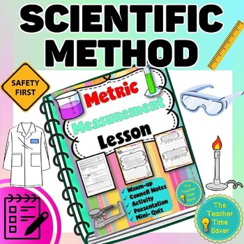 Preview of Metric Measurements Notes Slides Activity Lesson- Scientific Method Unit