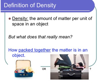 Preview of Density of Liquids - Lesson Presentation, Lab Experiment, Video, Skeleton Notes