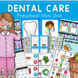 Dental Care Tooth Fairy Preschool Math and Literacy Center