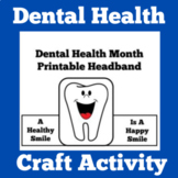 Dental Health Hygiene Dentist Craft Worksheet Preschool Ki