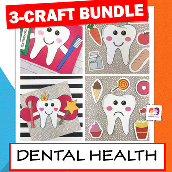 Preview of Dental Health Activity and Crafts - Brush Your Teeth - Tooth Fairy - Happy Tooth
