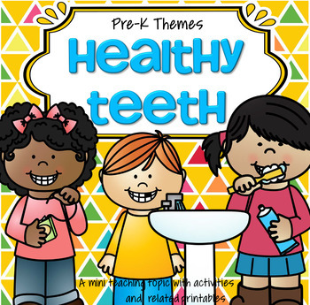 Preview of Dental Health Centers, Activities and Printables About Teeth for Preschool