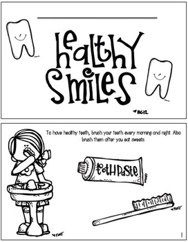dental health coloring bookletsmaller scholar