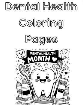 Preview of Dental Health Coloring Pages