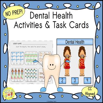 Preview of Dental Health Activities and Task Cards