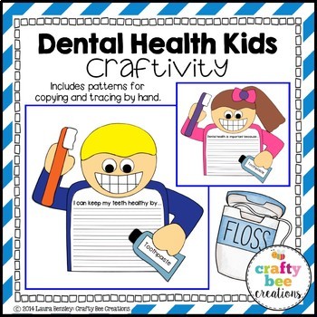 Preview of Dental Health Month Craft Activities Brushing Teeth Tooth Dental Hygiene Writing