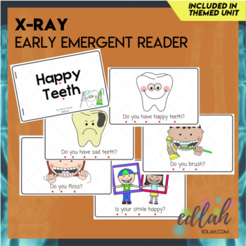 Preview of Dental Health Early Emergent Reader - Full Color Version