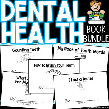 Preview of Dental Health Emergent Reader Book Bundle