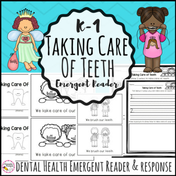 Preview of Taking Care of Teeth Dental Health Emergent Reader