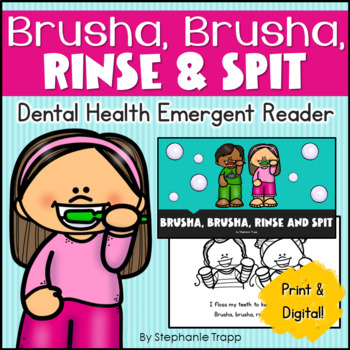 Preview of Dental Health Emergent Reader Print and Digital