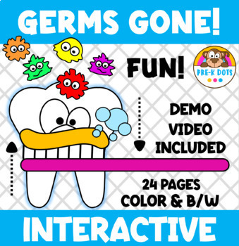 Preview of Dental Health Interactive STEM Activity for Preschool and Kinder (EASY PREP)