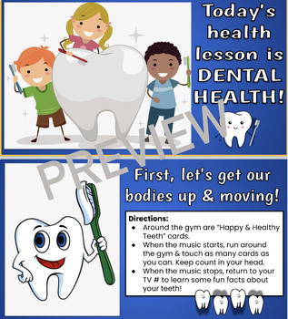 Preview of Dental Health Lesson (K-3)