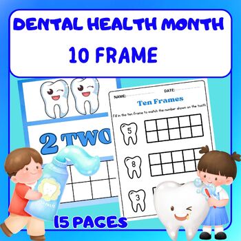 Preview of Dental Health Month - 10 Frame