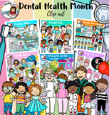 Dental Health Month Clipart Bundle- 270 items!!
