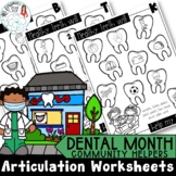 Community Helper Worksheets - Dentist