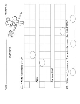 Preview of Dental Health Pack:  ELA Math Printable Book Game Center Skillsheets 19 pages