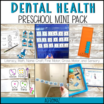 Preview of Dental Health Preschool Mini Pack