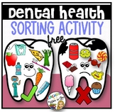 FREE Dental Health Sorting Activity
